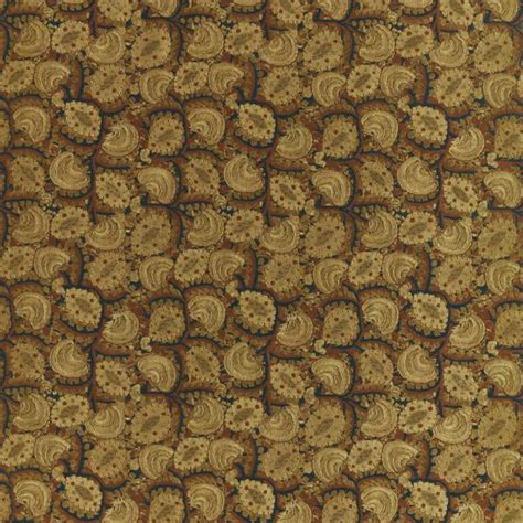 Suzanni Archive Embroidery Antique Gold/Ink Fabric